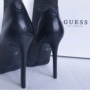 Guess Open Toe Bootie Pumps Size 6.5 Designer